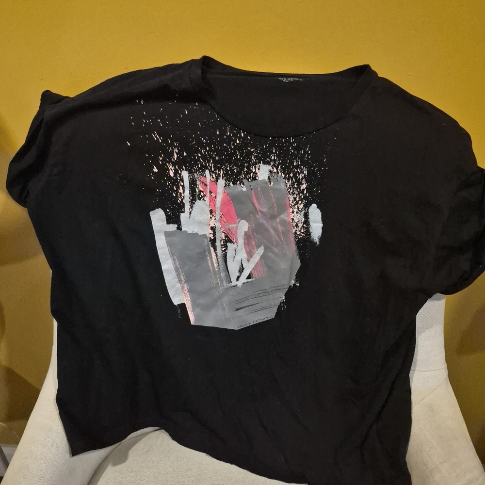 Armani Exchange Black T-Shirt